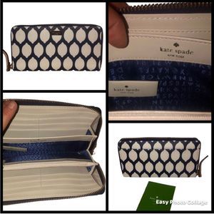 NWT - Kate Spade Leather Zip around wallet
